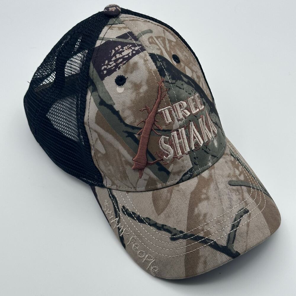 Swamp People Tree Shaka History Channel Mesh Camo Baseball Hat New w/o Tags
